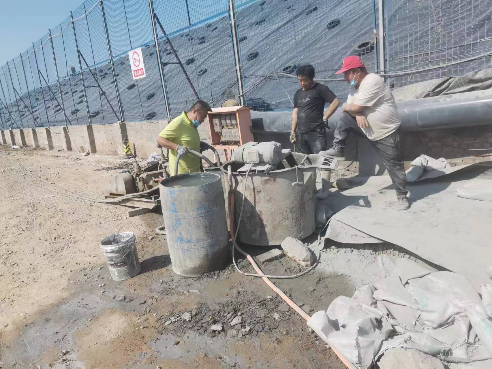 梁河袖阀管注浆